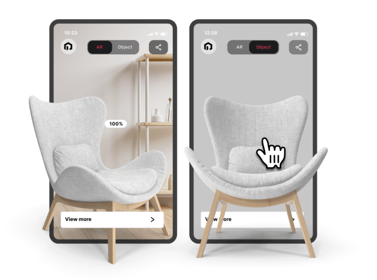 Bring furniture to life with augmented reality​